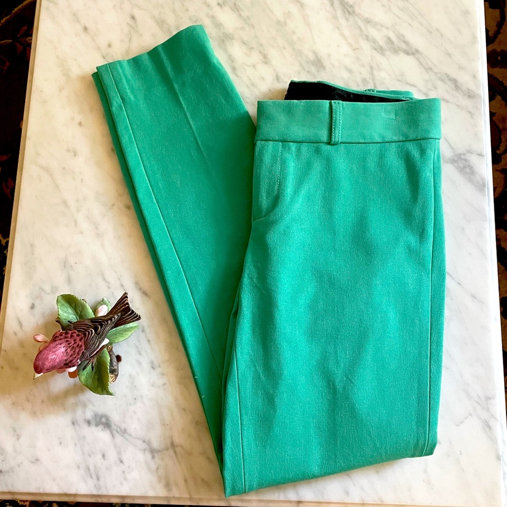 Banana Republic Green Sloan Stretch Ankle Pants